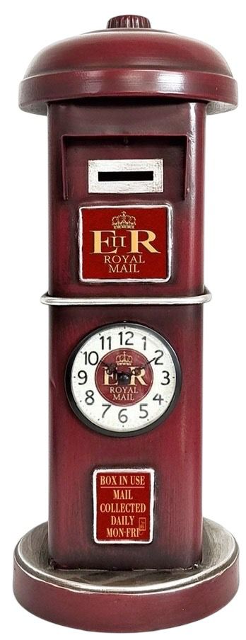 42CM TABLE CLOCK Postbox