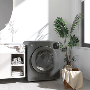 HOMCOM 6kg Vented Tumble Dryer with 7 Dry Programmers for Small Spaces Grey HOMCOM