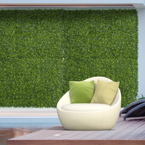 12PCS Artificial Boxwood Wall Panels 20" x 20" Grass Screen Milan Grass Outsunny