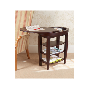 Swivel Top Side Table - Mahogany Greenhurst