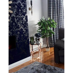 80cm Large Artificial Mango Tree Plant with Metal Planter Leaf