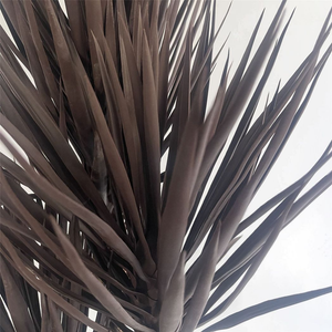 155cm Artificial Yukka Tree Plant Spiky UV Resistant Outdoor Tree Triple Dark Red and Brown Leaf