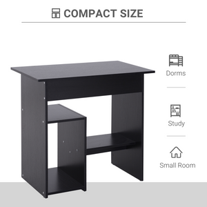 Computer Desk, 73.5H cm-Black HOMCOM