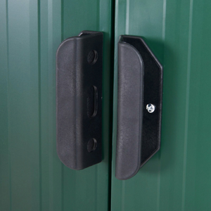 7 x 4ft Outdoor Garden Metal Storage Shed, Green Outsunny