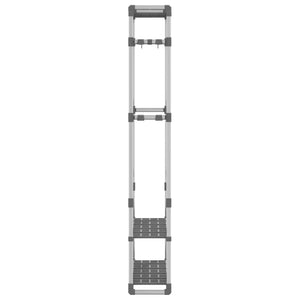 3-Tier Clothes Rack Silver 59x29x192 cm Aluminium vidaXL