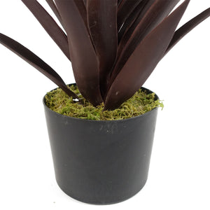 85cm Dark Red Yucca Plant Artificial Leaf