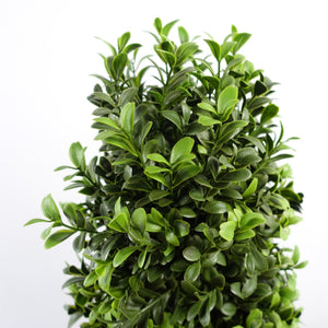 120cm Sprial Buxus Artificial Tree UV Resistant Outdoor Leaf