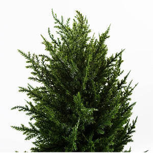 120cm Sprial Cypress Artificial Tree UV Resistant Outdoor Leaf