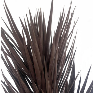 155cm Artificial Yukka Tree Plant Spiky UV Resistant Outdoor Tree Triple Dark Red and Brown Leaf