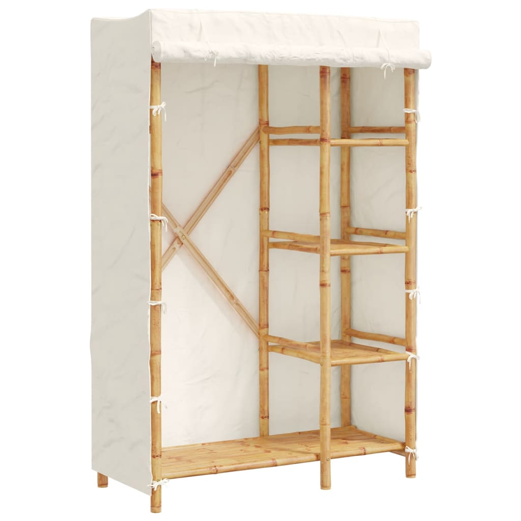 vidaXL Wardrobe 110x45x170 cm Bamboo
