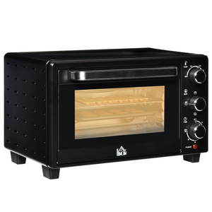 Mini Oven, 21L Grill, Toaster Timer, Baking Tray and Wire Rack, 1400W HOMCOM