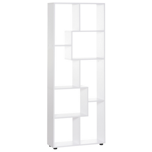 Multipurpose 8-Grid Bookshelf Decorative Shelf, Bathroom, Kitchen White Unbranded
