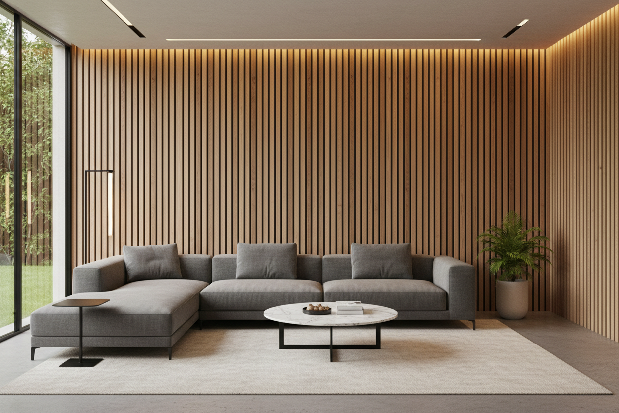 Acoustic Wood Slat Wall Panels | Transform Any Room – From £19.95