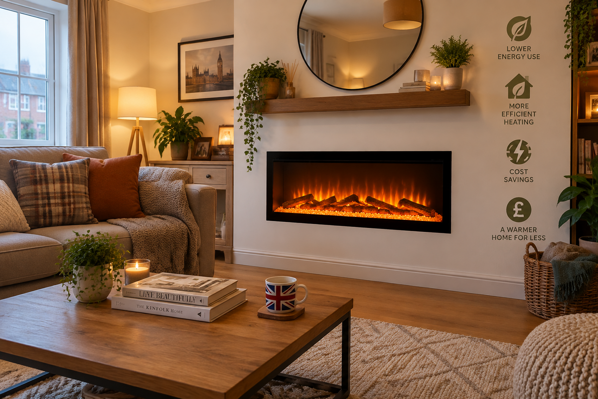 Electric Fireplace Buying Guide UK: Running Costs & Safety