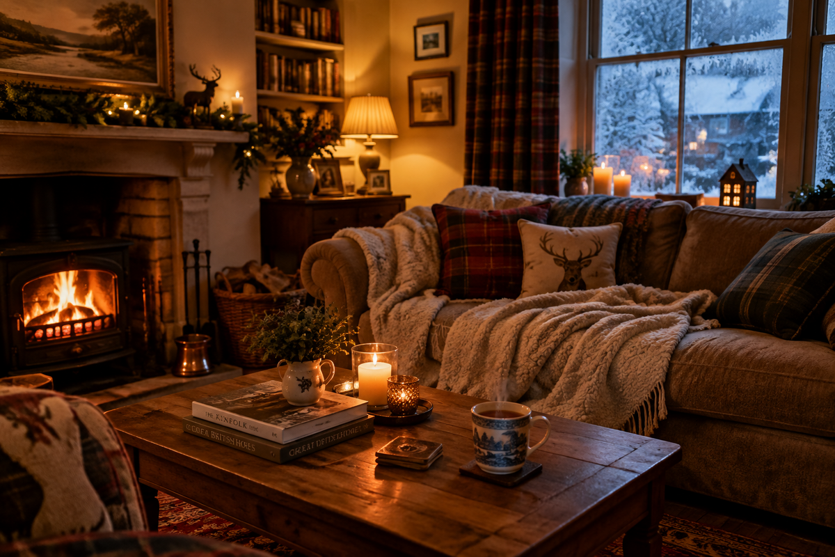 How to Make Your Living Room Cosy This Winter | 9 UK Tips