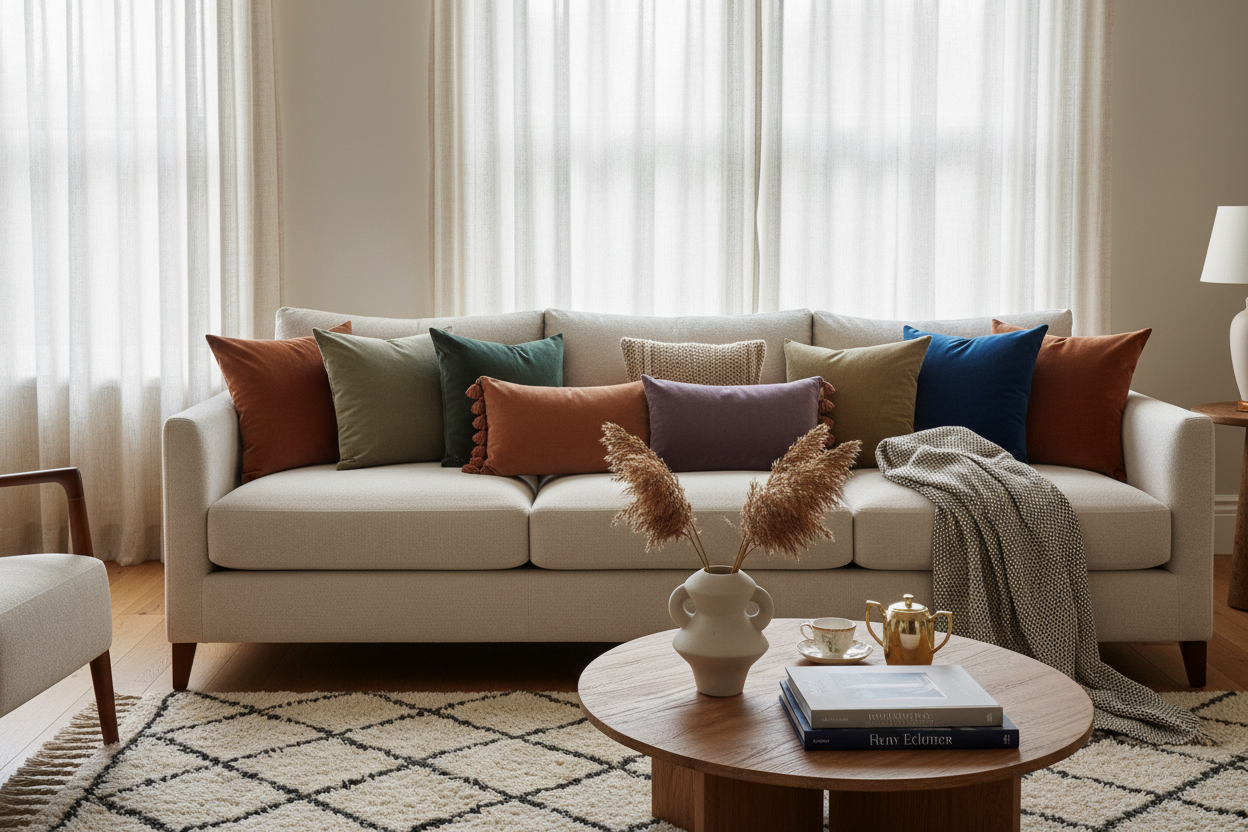 Soft Furnishings for Stylish Homes | Cushions, Curtains, Rugs & Décor
