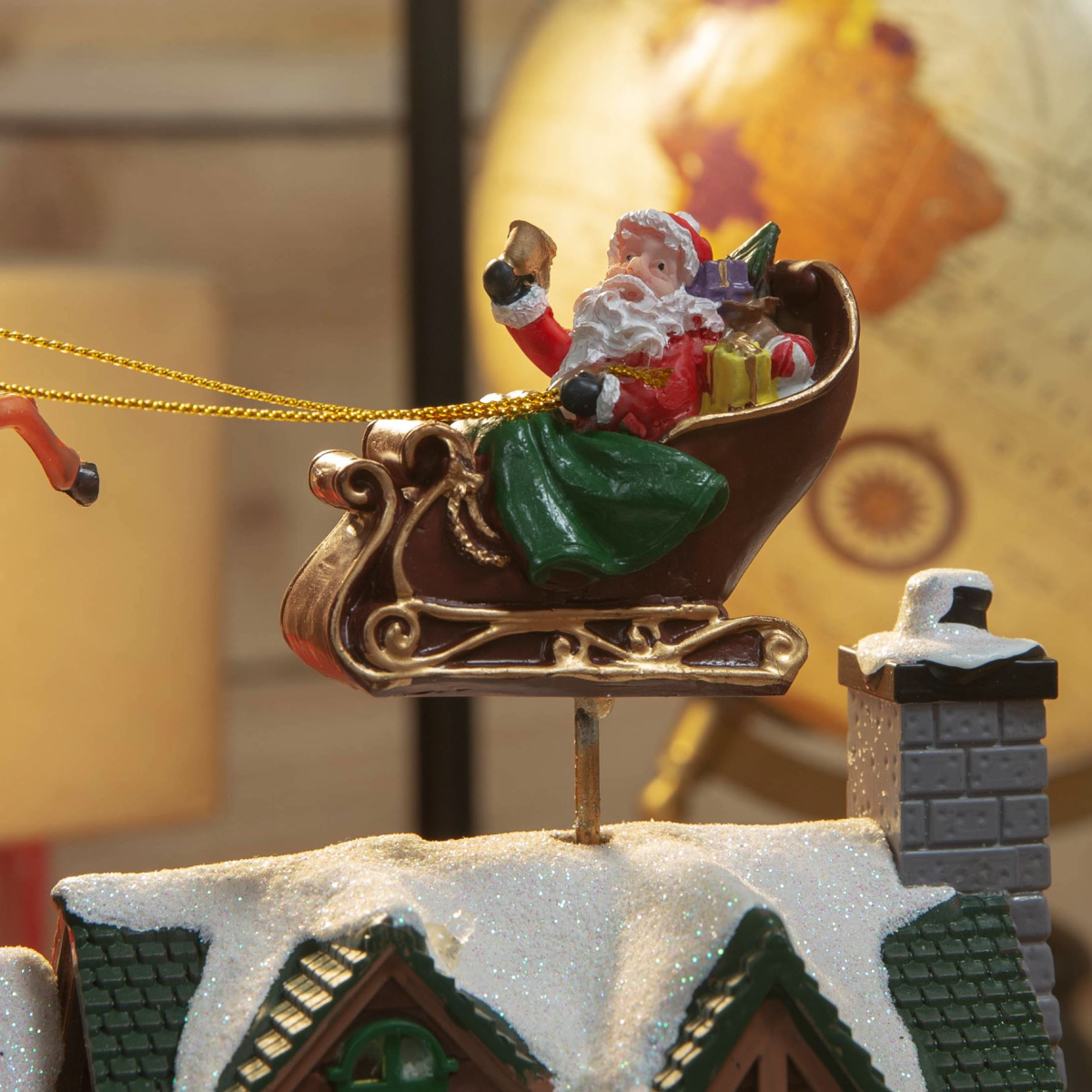 LED Light Up Musical Village 16" Widdop