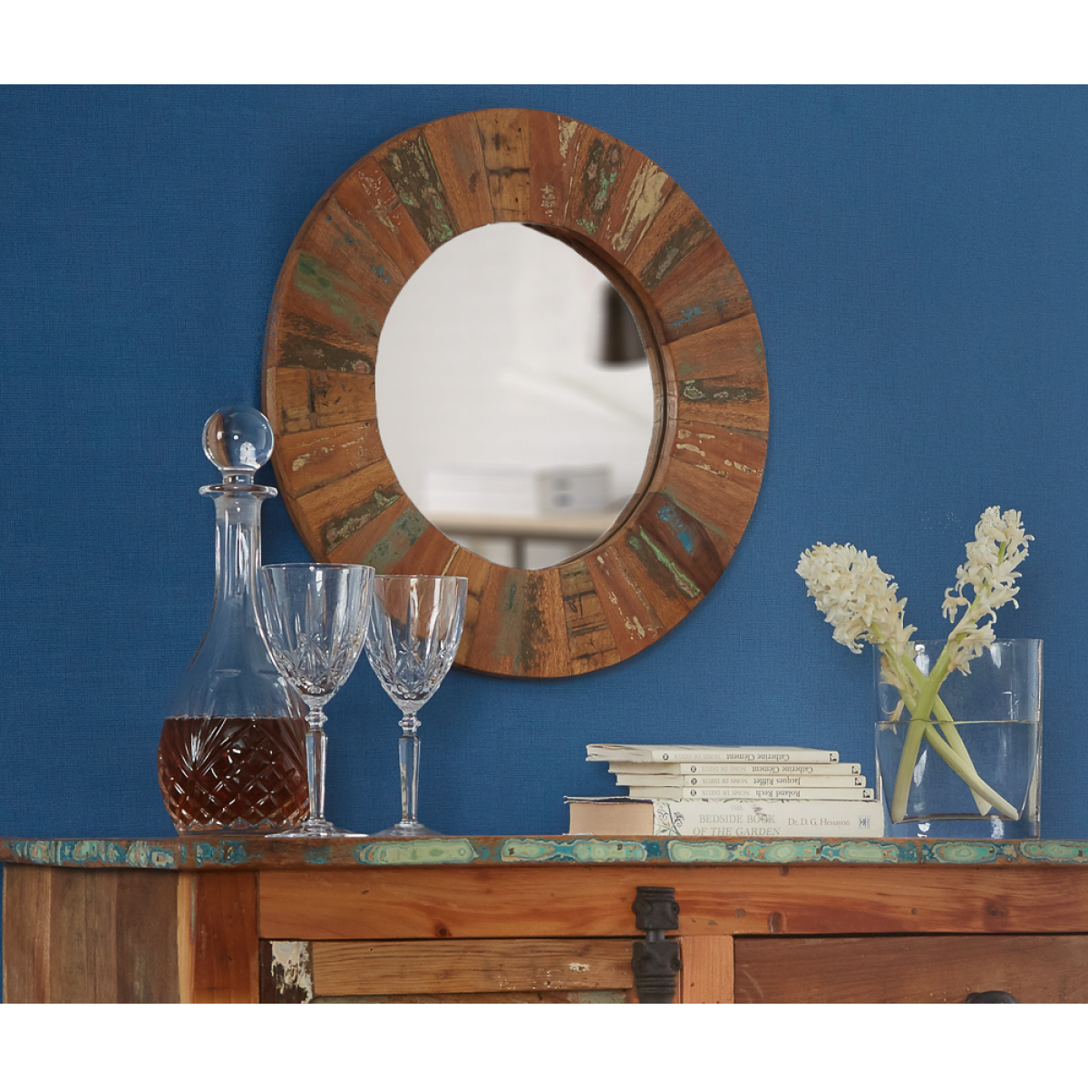 Coastal Large Mirror Frame Indian Hub