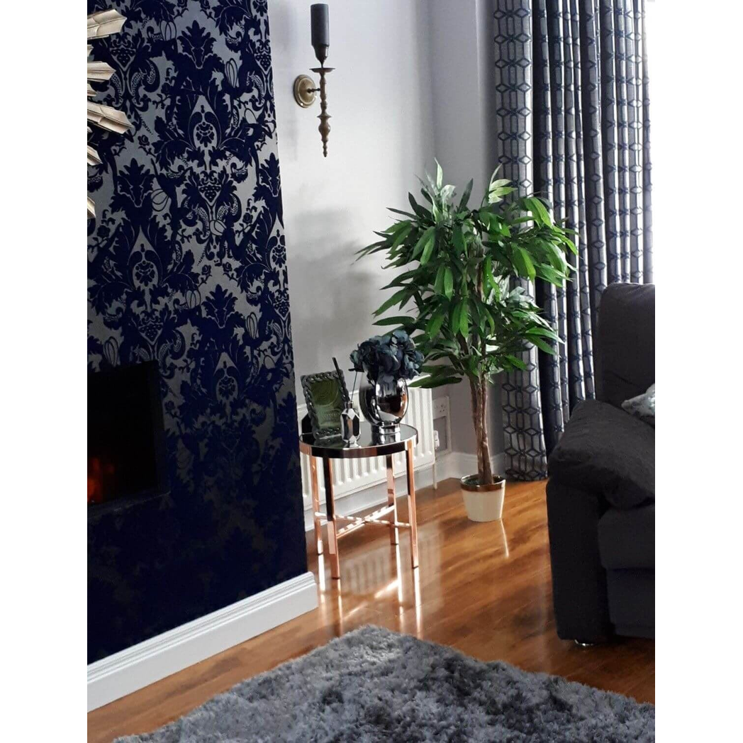 80cm Large Artificial Mango Tree Plant with Metal Planter Leaf