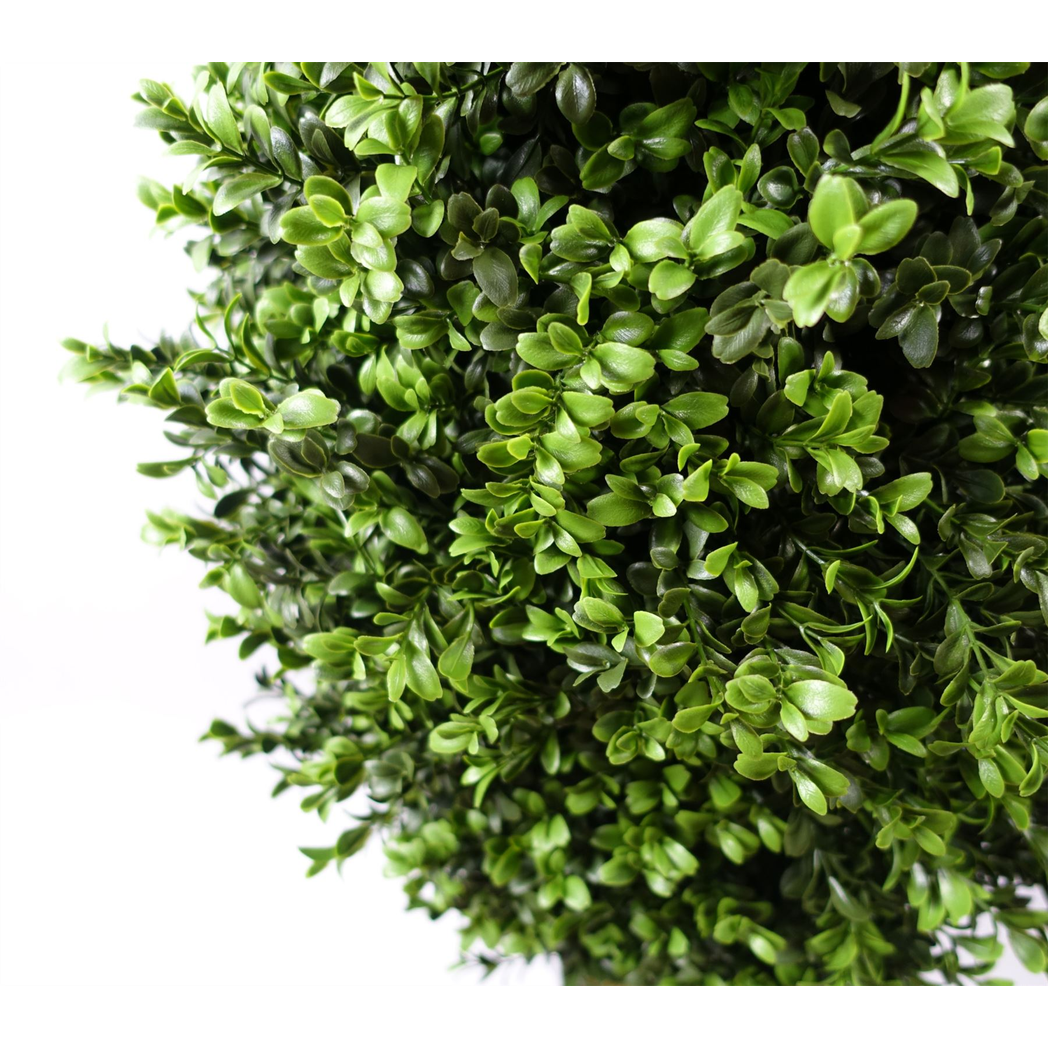 120cm Buxus Ball Cone Artificial Tree UV Resistant Outdoor Leaf