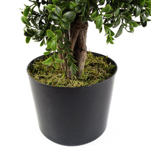 120cm Sprial Buxus Artificial Tree UV Resistant Outdoor Topiary Leaf