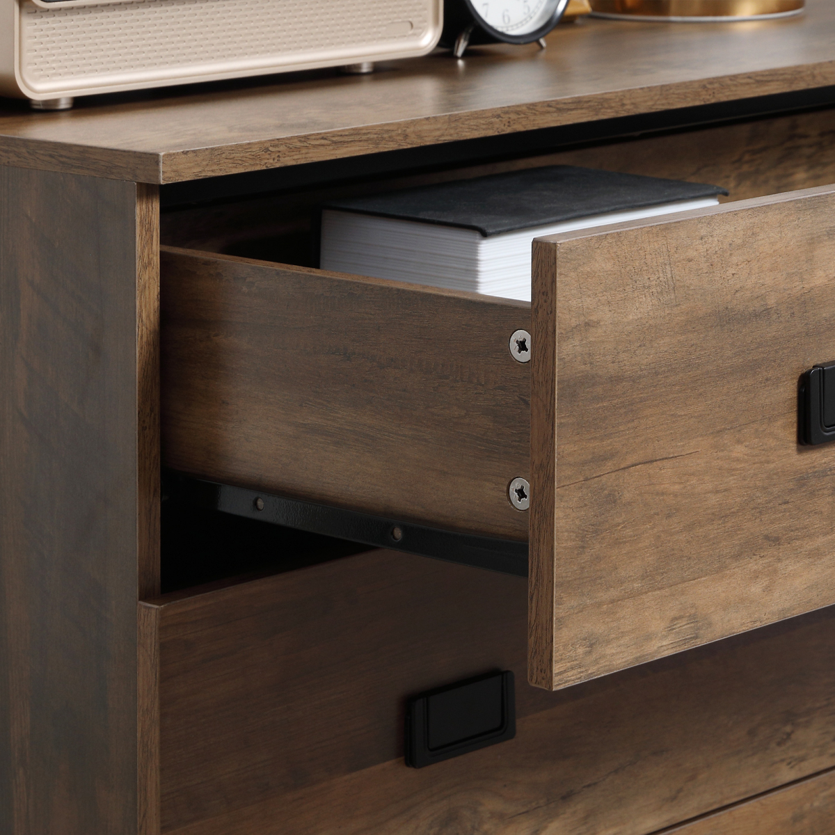 Chest of Drawers, 4 Drawer Unit Storage Chest Bedroom Living Room Unbranded