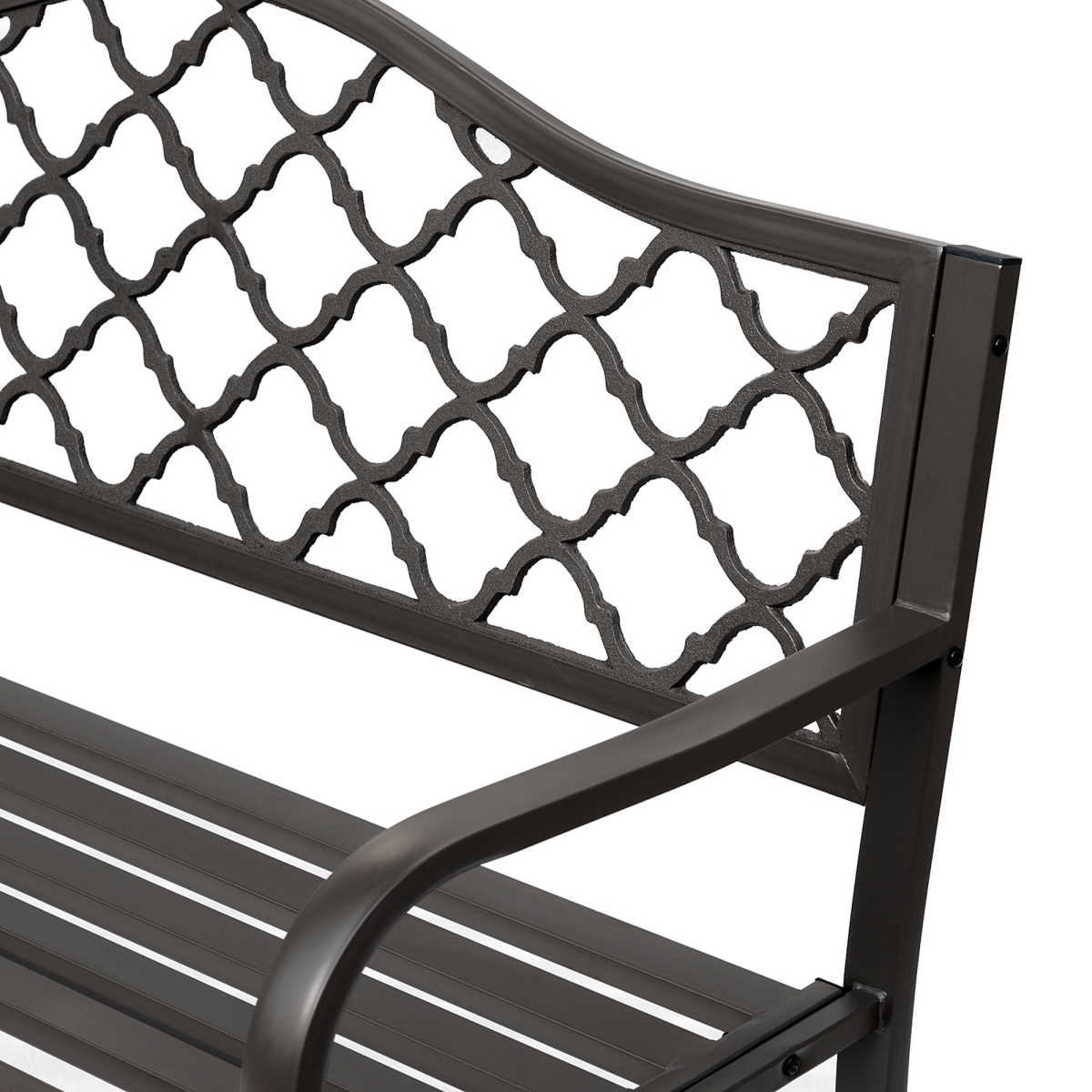 Cast Iron Front Porch Bench Mesh Patio Folding Rocking Set Lawn Furniture Outsunny