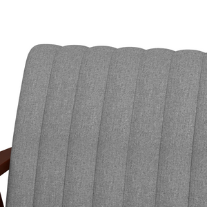 HOMCOM Modern Accent Chair Upholstered Armchair for Bedroom Living Room Grey HOMCOM