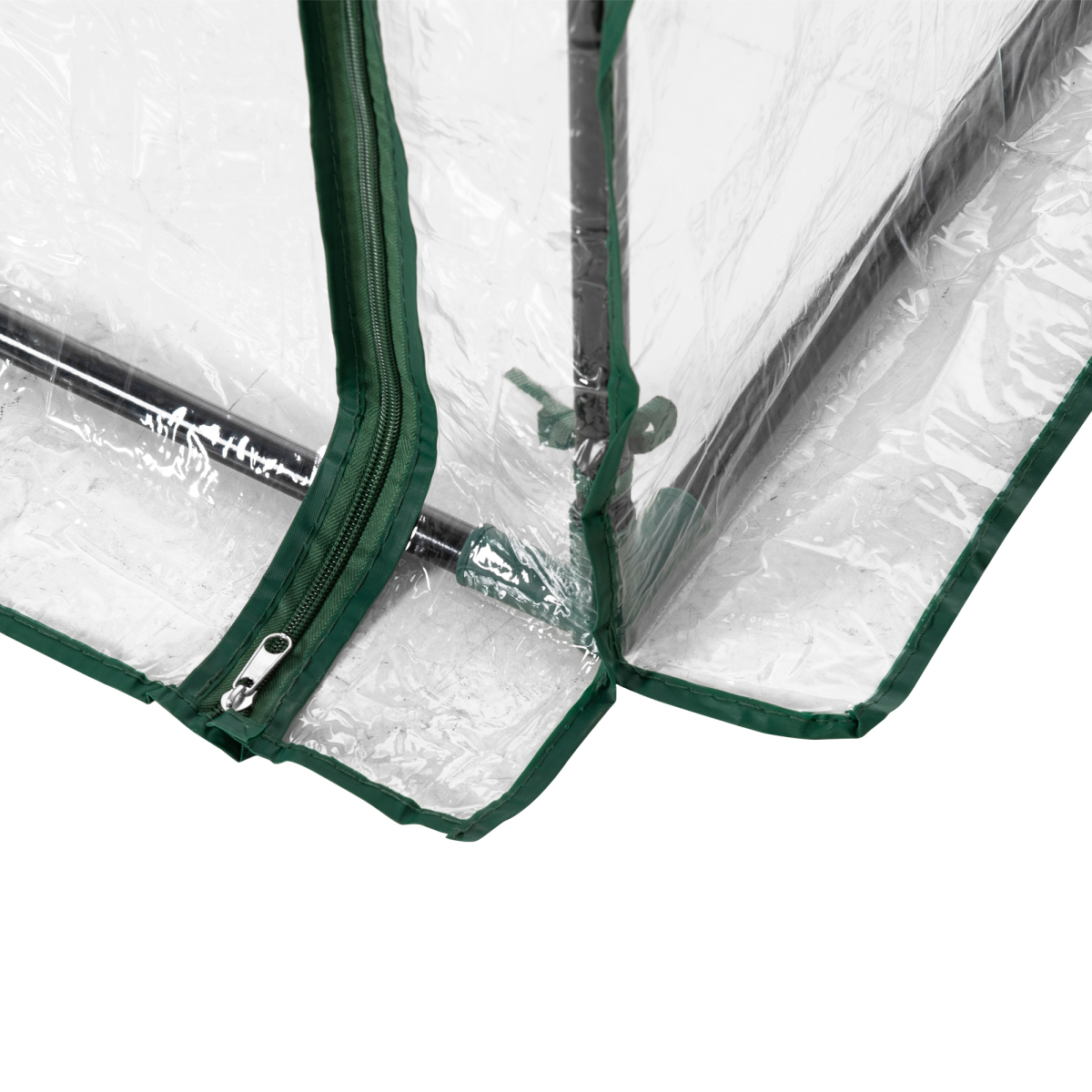 100x50x150cm Greenhouse Steel Frame PVC Cover with Roll-up Door Outdoor Green Outsunny