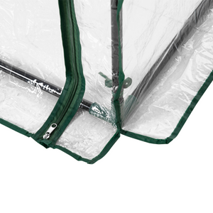 100x50x150cm Greenhouse Steel Frame PVC Cover with Roll-up Door Outdoor Green Outsunny
