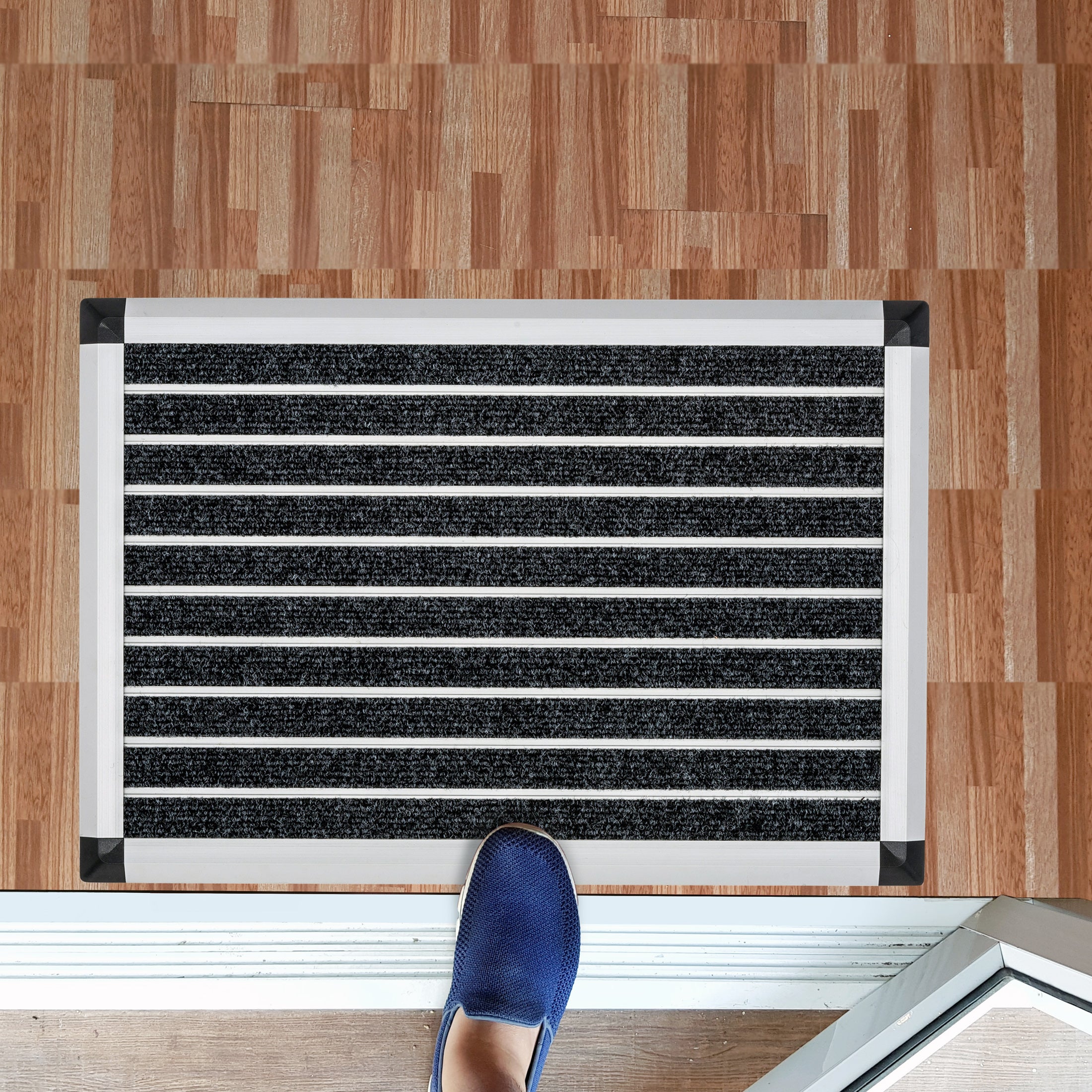 Doortex® Alumat Indoor Entrance Mat, Grey - 40 x 60cm Floortex®