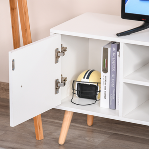 Modern TV Stand  Storage Shelf Media Console Table Entertainment Center Homcom