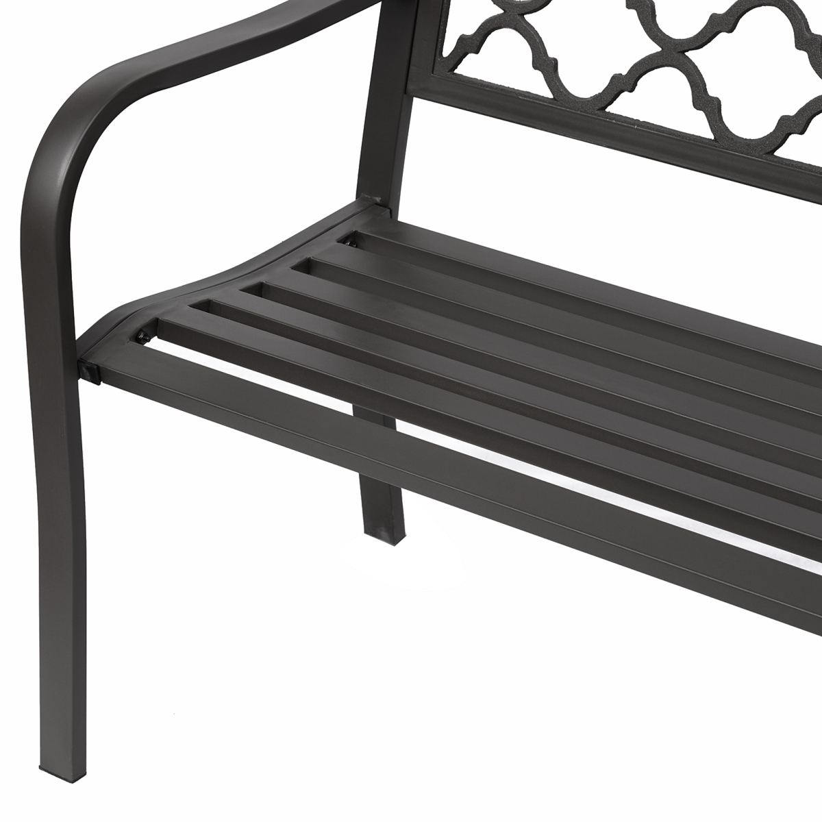 Cast Iron Front Porch Bench Mesh Patio Folding Rocking Set Lawn Furniture Outsunny