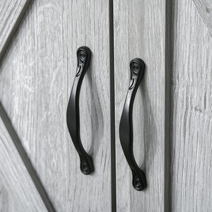 Farmhouse Barn Door Sideboard Buffet Storage Cabinet Coffee Bar Grey Grain Unbranded