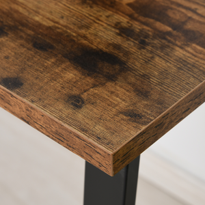 Writing Desk Workstation Center Laptop Table Industrial Design HOMCOM