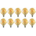 10 Pack E27 LED Edison Dimmable Vintage Amber Glass Warm white 2700K