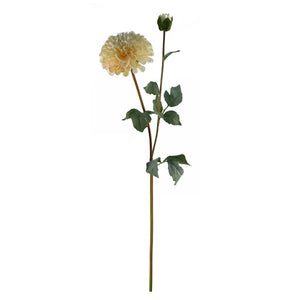 75cm Dahlia Artificial Flowers Tropical Blossom Bubble Vase Leaf