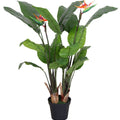 120cm (4ft) Artificial Bird of Paradise Plant (Strelitzia) - Extra Large Leaf