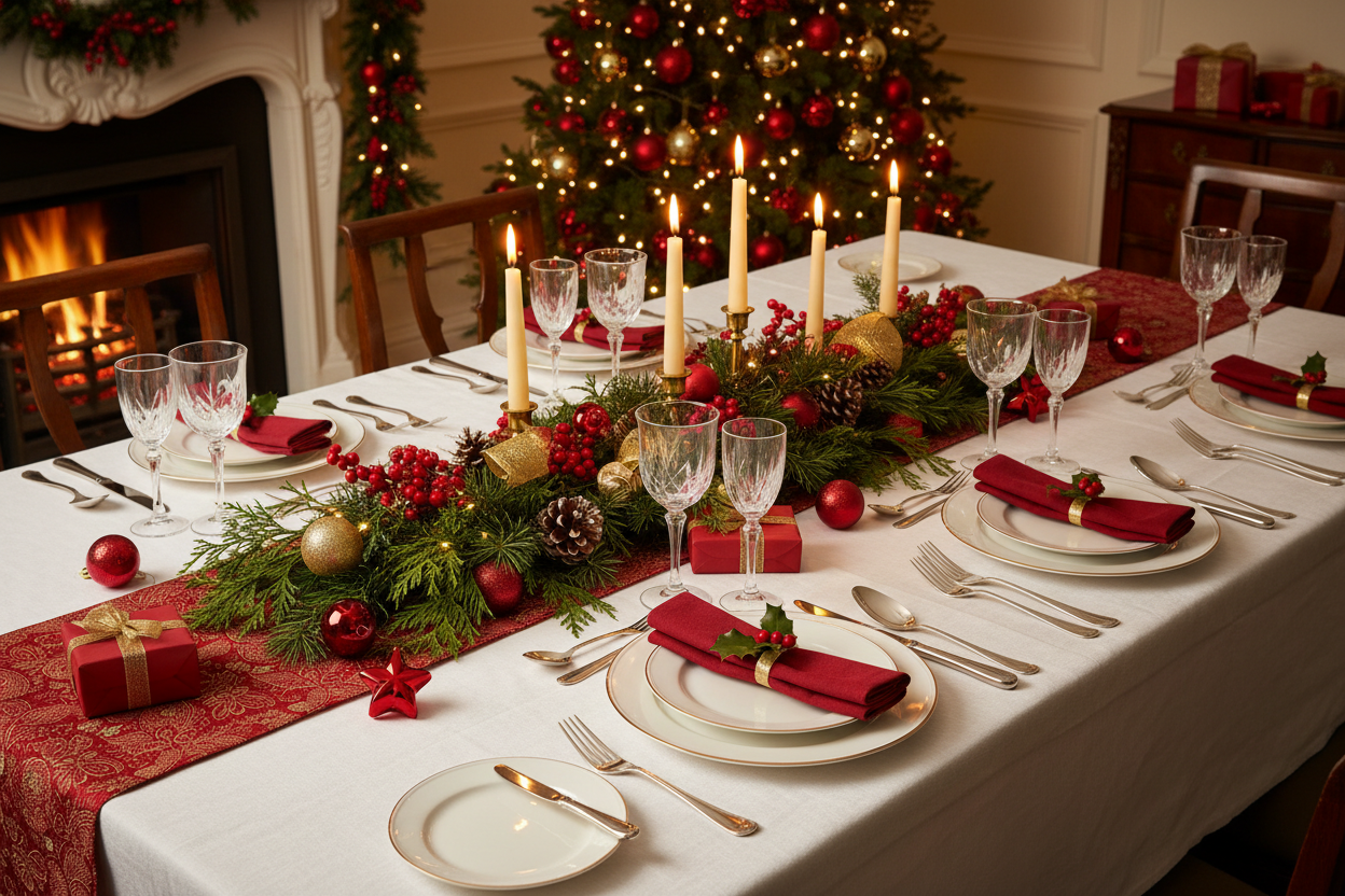 Christmas table