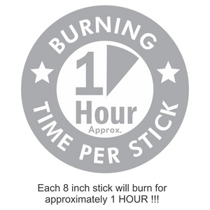 6 Fragrance Gift Pack with Burner Natural Choice Incense