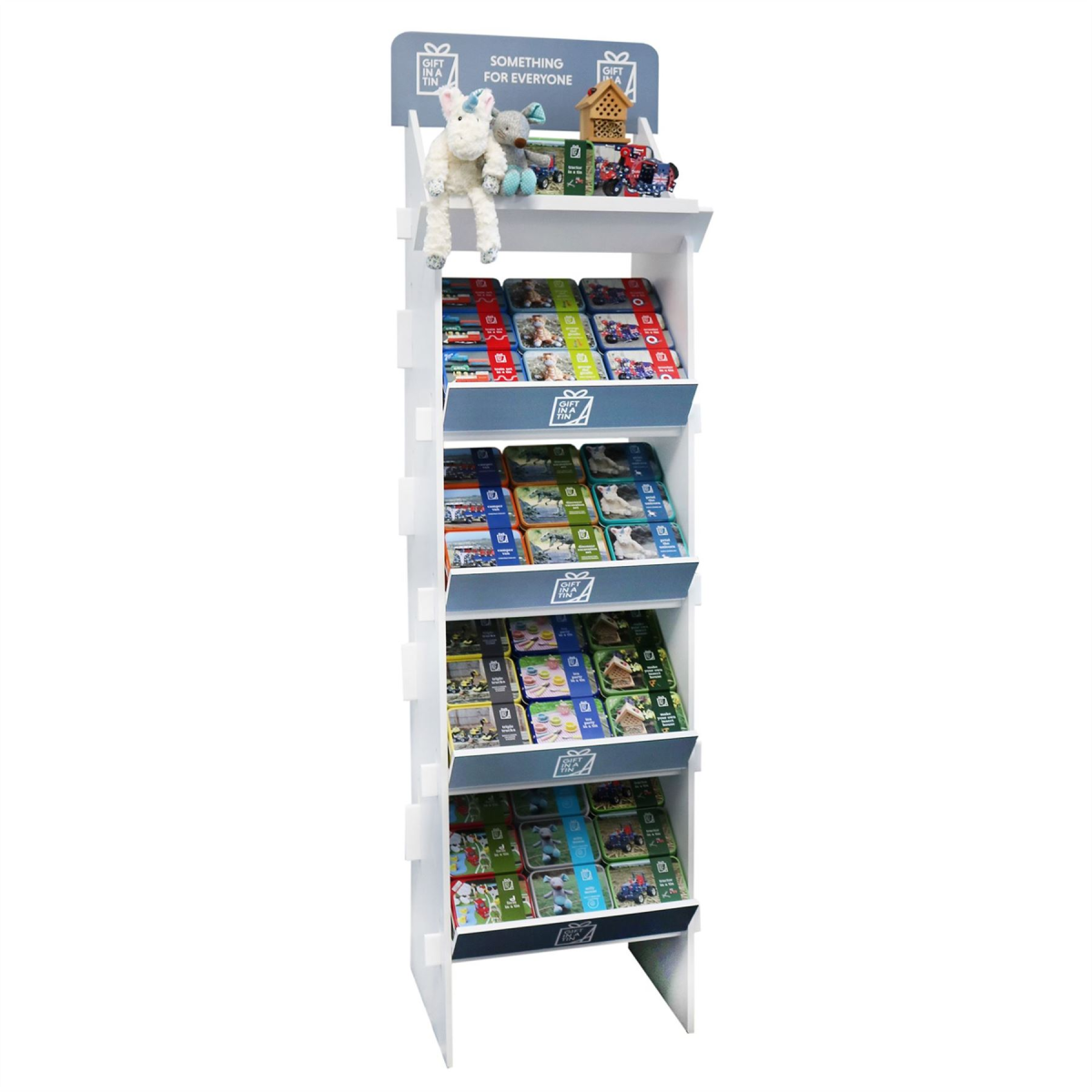 Floor Standing Display Gifts In A Tin Widdop