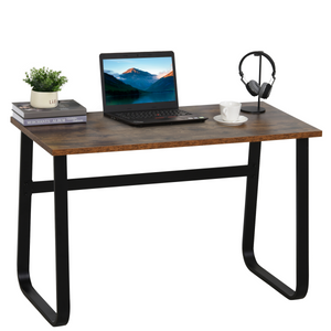 Writing Desk Workstation Center Laptop Table Industrial Design HOMCOM