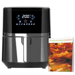 Air Fryer 4.5L 1500W with Digital Display Rapid Air Circulation Timer HOMCOM Unbranded