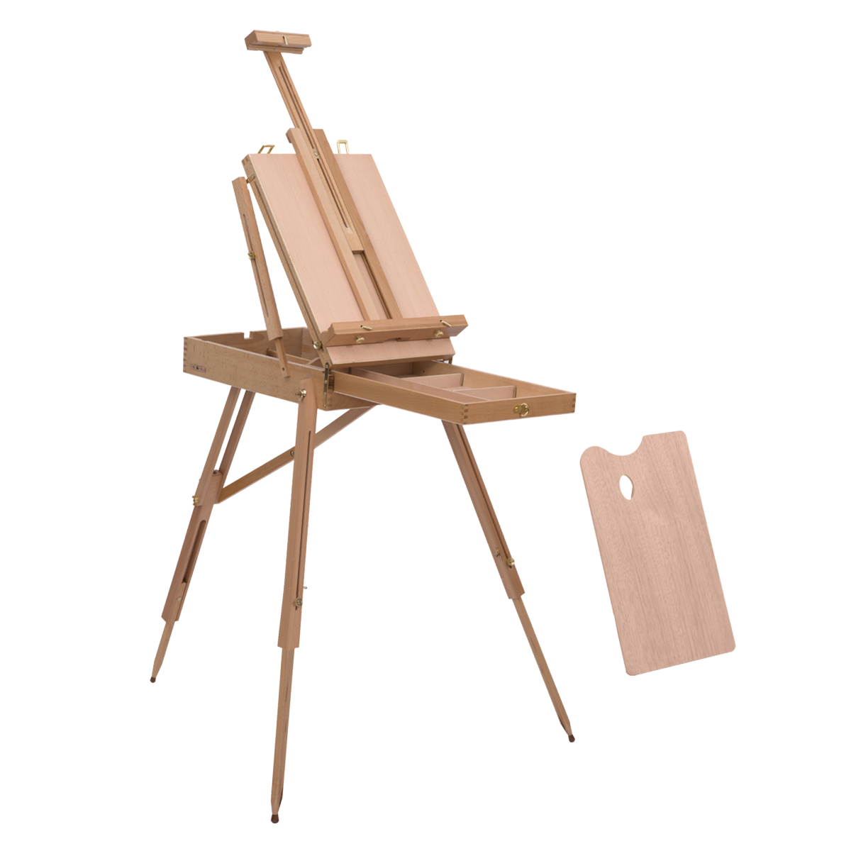 Tripod Art Easel Wooden Drawing Board Workstation Folding French Sketch HOMCOM Unbranded