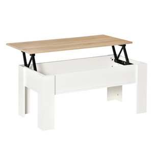 HOMCOM Lift Top Coffee Table w/Storage Compartment, Living Room Center Table Unbranded