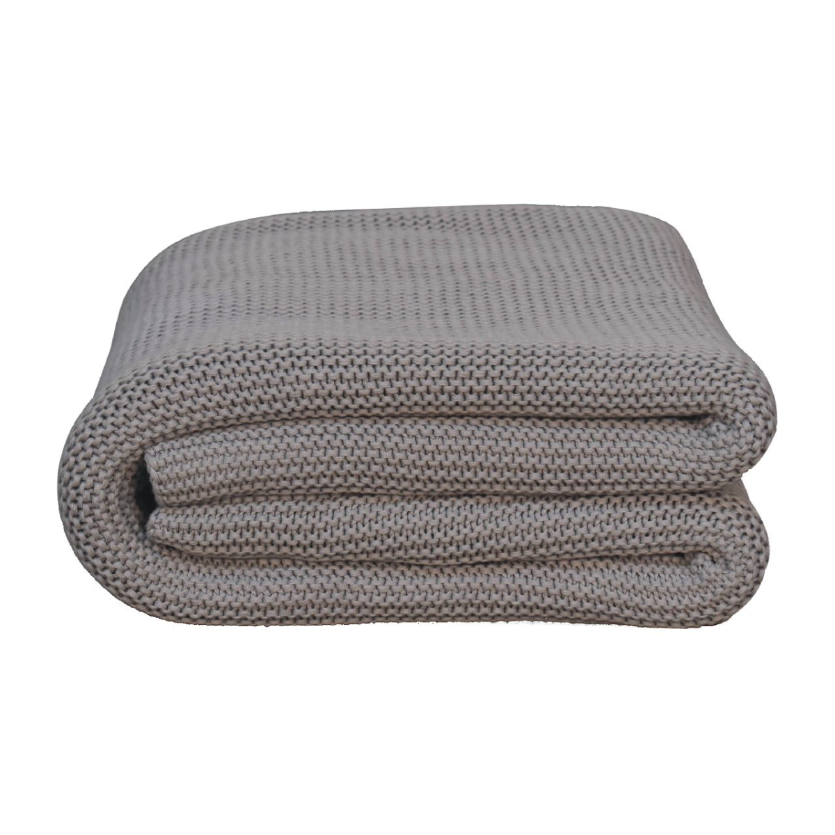 Artisan Furniture Double Grey Knitted Throw