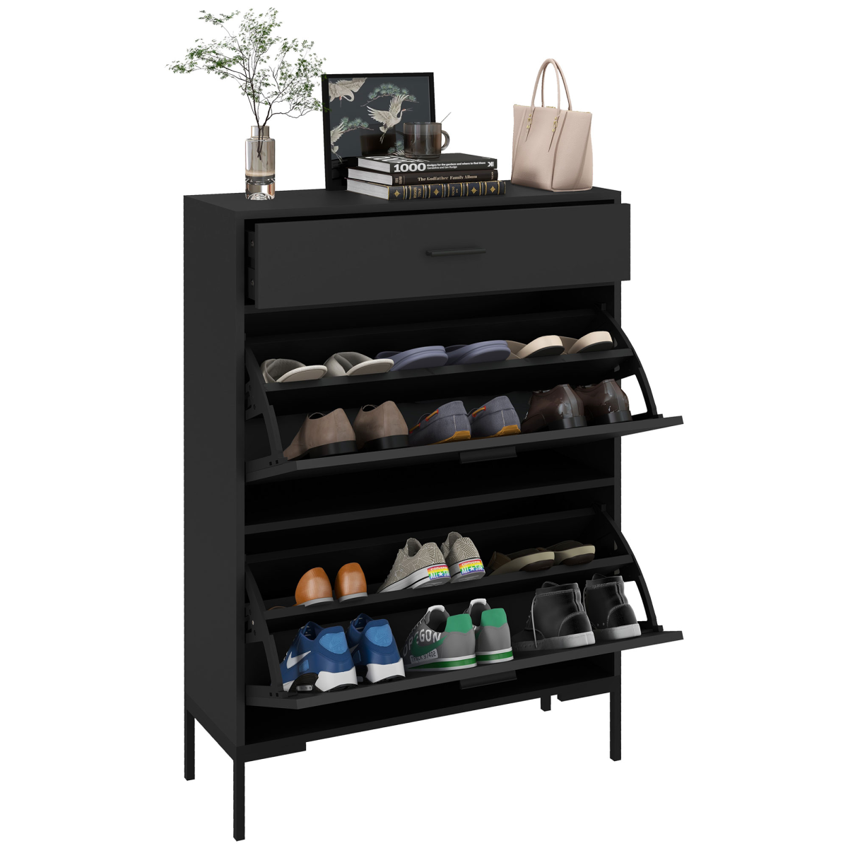 HOMCOM 12V Two-Seater Kids Electric Ride-On Car w/ Electric Bucket - Green HOMCOM