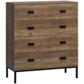 Chest of Drawers, 4 Drawer Unit Storage Chest Bedroom Living Room Unbranded